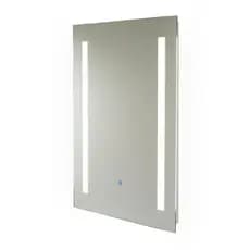 Espelho Retangular Jateado 120x70 Com Iluminação Led Touch