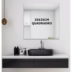 espelhos decorativo 35x35cm decoração casa/sala/banheiro/quarto