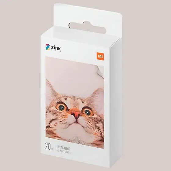 papel fotográfico para mini impressora 20 unidades compatível com Xiaomi hp zink original adesiva