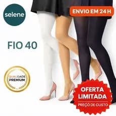 OFERTA RELÂMPAGO - Meia Calça Selene Fio 40 Original Opaca Feminina