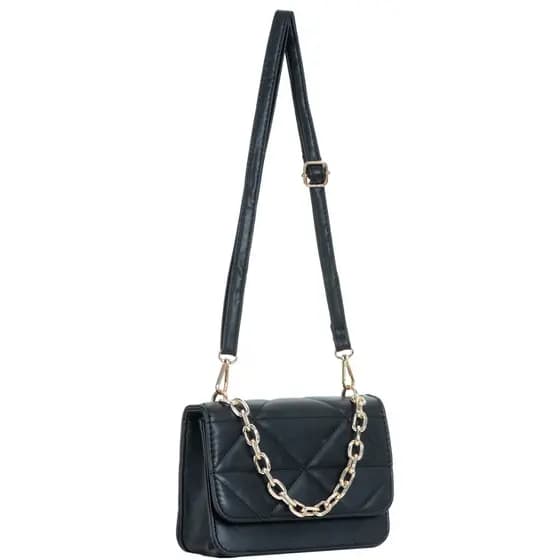 Bolsa Feminina Pequena Transversal De Lado Alça De Corrente Lançamento