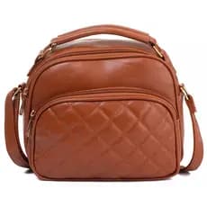 Bolsa Transversal Feminina Com Alça De Mão Tiracolo Média