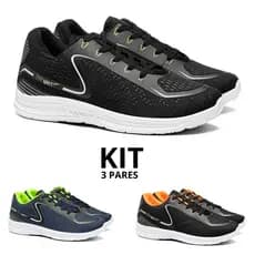 Kit Tênis Masculino Esportivo Academia Corrida
