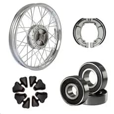 Aro Traseiro Titan 150/160 Incluso Rolamento + Patim + Bucha