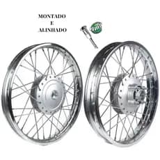 Par Aro Roda Traseiro E Dianteiro Cg Fan 125 2009 em diante