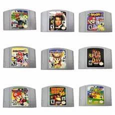 2022 Cartas De Jogo Mario Kart , Super Esmash Bros , Festa Usar Versão Ntsc Para N64 Marioed Games Papel Marteado
