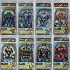 NECA Pacific Rim mecha Batalha Danos wanderer Alpha Eureka Tango Lobo Modelo Móvel Mão Para Fazer