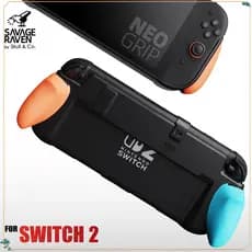 Savage Raven Por Skull & Co . NeoGrip Com Proteção Ergonômica Substituível Caso Para Console De Jogos Nintendo Switch 2