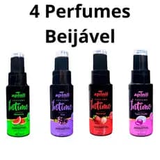 Kit 4 unidades Perfume Íntimo Beijável - Apinil