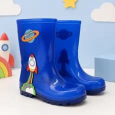 Bota Infantil Impermeável Galocha Menino
