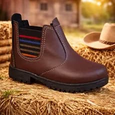 Bota Botinha Jeca Infantil Masculina Criança Menino