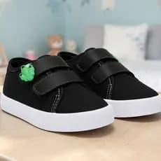 Tênis Star Infantil Menino Com Aplicação Moderno e Casual Menino