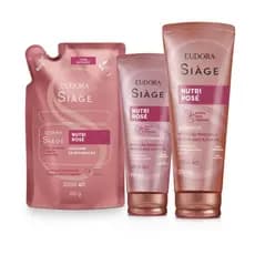 Kit Eudora Siáge shampoo + condicionador + refil de máscara