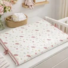 Trocador de comoda para bebe fralda com capa plástica várias estampas menina menino cômoda bebê