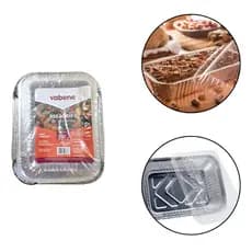Assadeira de Alumínio 250ml  Tampa Pet c/60 Unidades