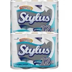 24 Unid. Papel Higiênico Folha Dupla Stylus 100% Fibras Celulósicas