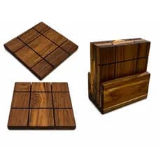 Descansos De Panela Decorativo Base Suporte Mesa Cozinha Elegante kit com 3