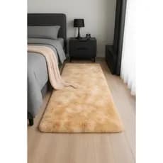 Tapete Passadeira Felpuda Beira de Cama Peludo Vários Tamanhos