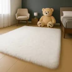 Tapete Peludo Felpudo 1,00 X 1,50 Quarto e Sala