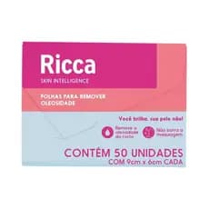 Lenço Removedor de Oleosidade Ricca 50 Un