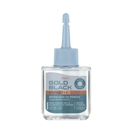Reparador Nutritivo De Pontas Gold Black 30Ml Amend Silicone