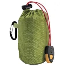 Saco de Dormir Emergência Sobrevivência Durável Camping Verde Apito Resgate Mosquetão Clip Pendurar Compacto Portátil
