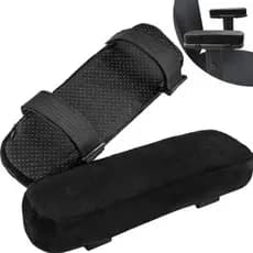 Par Apoio Braço Almofada Cadeira Escritório Gamer Portátil Antebraço Conforto Suporte Ajustável Espuma Cotovelo Incômodo