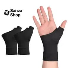 Luvas Compressão Artrite Circulação Tratamento Preto P ou G Ajustável Conforto Terapêutica Mobilidade Flexível Uso Diári