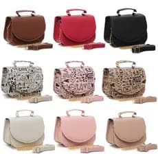 Bolsa Feminina de Lado Tira Colo Transversal PROMOÇÃO Alça Regulavél Courino