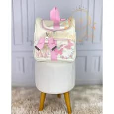 Mochila Maternidade Personalizada com Nome para bebê menino e menina