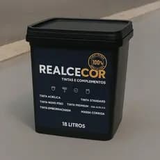 Tinta Para Pisos Interno ou Externo 18 Litros Pronta pra uso Realcecor Premium Sem cheiro Base de Água