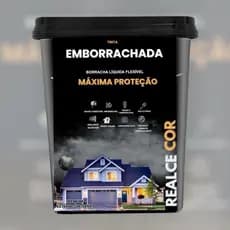 Tinta Borracha Líquida Solução Total RealceCor 18 KG - Reboco - Laje - Tijolo