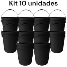 KIT Baldes de 18L Com Tampa e Lacre Pronta entrega