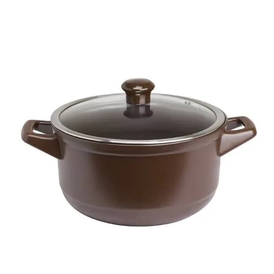 Panela De Cerâmica Ceraflame Duo 24cm 4300ml Chocolate