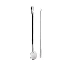 Bomba Inox Abaulada Lisa 25cm C/Rosca C/Biqueira Taumer