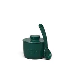 Açucareiro C/ Colher De Cerâmica 150gr Ceraflame Gourmet Alecrim
