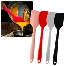 Espátula Pão Duro Silicone 20cm Maciço Utensílios Cozinha Bolo Confeiteiro