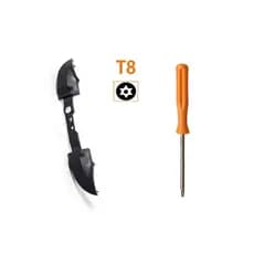 1 Botão Gatilho Rb Lb  preto + 1 Chave T8 para Controle Xbox Series X
