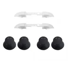 2 Botões Gatilho RB Lb brancos + 4 Botões Capa analógicos para controle Xbox Séries X S