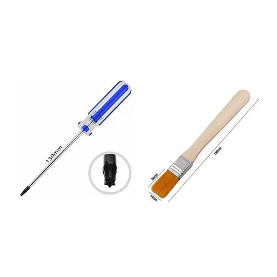 Chave Torx T8 Com Furo T8H Torx Abre Ps3 Ps4 Ps5 Controle de XBOX 360 Xbox One Series S e X com pincel