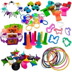 Kit 100 Mini Brinquedos Aniversário Festa Lembrancinha Saquinho Surpresa Dia das Crianças Infantil