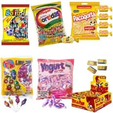 Kit 15 Sacolinha Festa Decoração Doces Guloseimas Mimos Lembrancinha