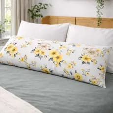 Capa de Xuxão 40x130cm com Zíper | 180 Fios Algodão | Capa para Travesseiro Corpo Longo Enxoval