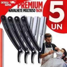 Navalhete Navalha Barbeador Profissional Barbearia Barba Cabelo Acabamento Barba Navalhas