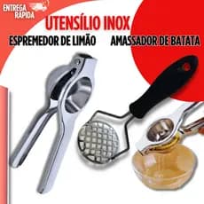 Espremedor de Limão e Amassador de Batatas Premium Multiuso Utilidades Qualidade Excelente