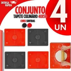 Tapete Silicone  de 1 a 4 unidades Confeitaria Massas Bolos 40 X50cm Premium Utilidades Qualidade