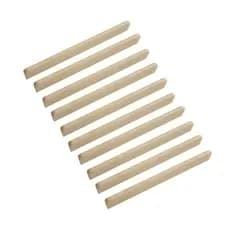 Rastilhos Caixa Com 10 Rastilhos Para Violão Clássico Nylon 80x3x9mm Branco PSC Steve
