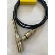 Cabo Adaptador 1.8m Cromado Xlr Macho Femea Amplitech