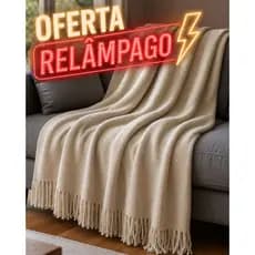 Manta Para Sofá Pop 100% algodão 2,20x1,50 M Durável Protetora Decorativa Envio Imediato