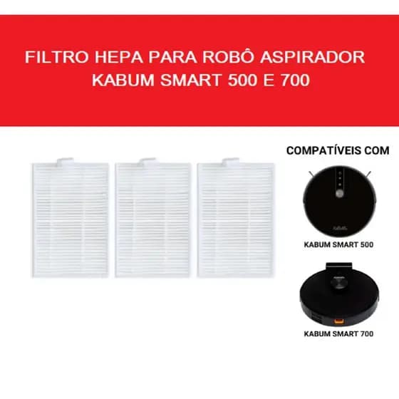Filtro Hepa Robô Aspirador Kabum Smart 500 E 700